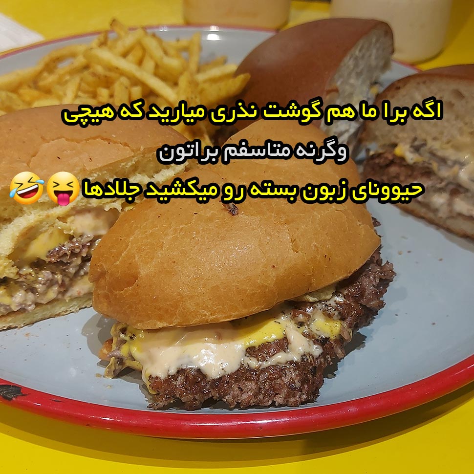 اگه برا ما هم گوشت نذری میارید که هیچی وگرنه متاسفم