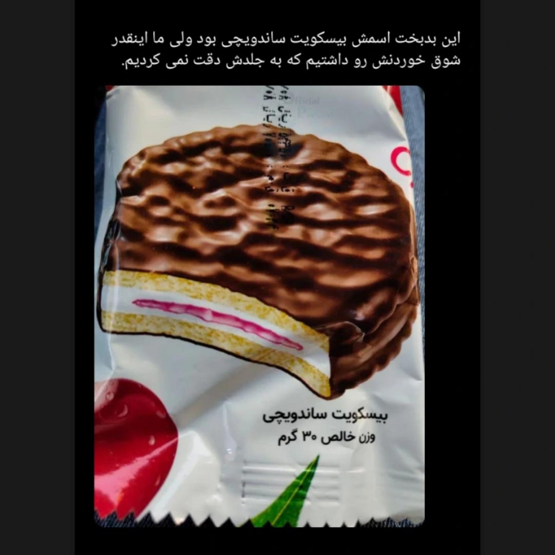 این بدبخت اسمش بیسکوییت ساندویچی بود