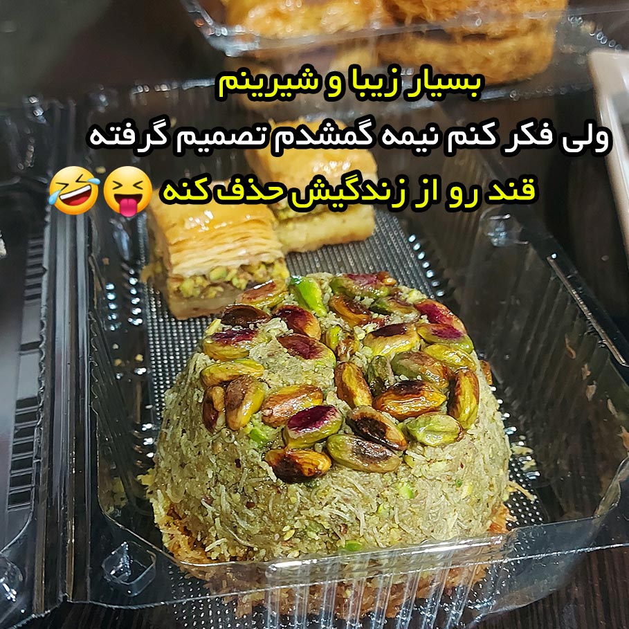 بسیار زیبا و شیرینم ولی فکر کنم نیمه گمشدم تصمیم گرفته