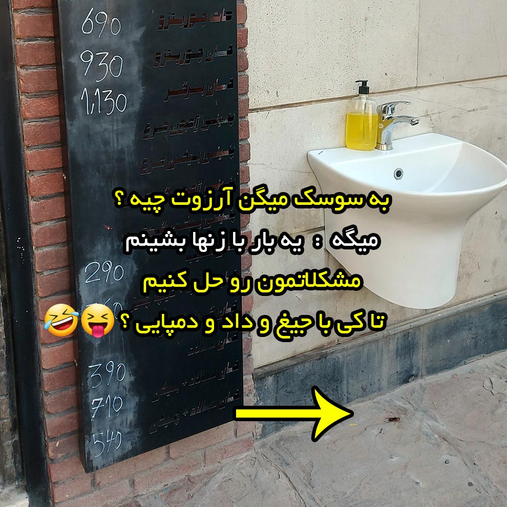 به سوسک میگن آرزوت چیه ؟ میگه : یه بار با زنها بشینم مشکلاتمون رو حل کنیم