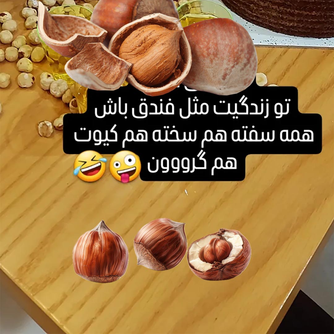 تو زندگیت مثل فندق باش