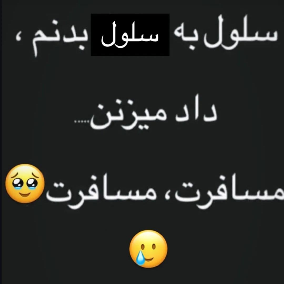سلول به سلول بدنم داد میزنن مسافرت