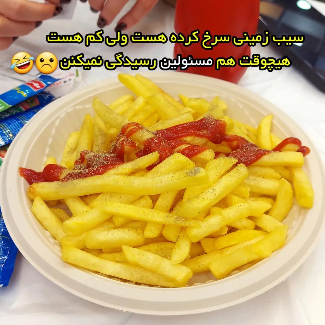 سیب زمینی سرخ کرده هست ولی کم هست