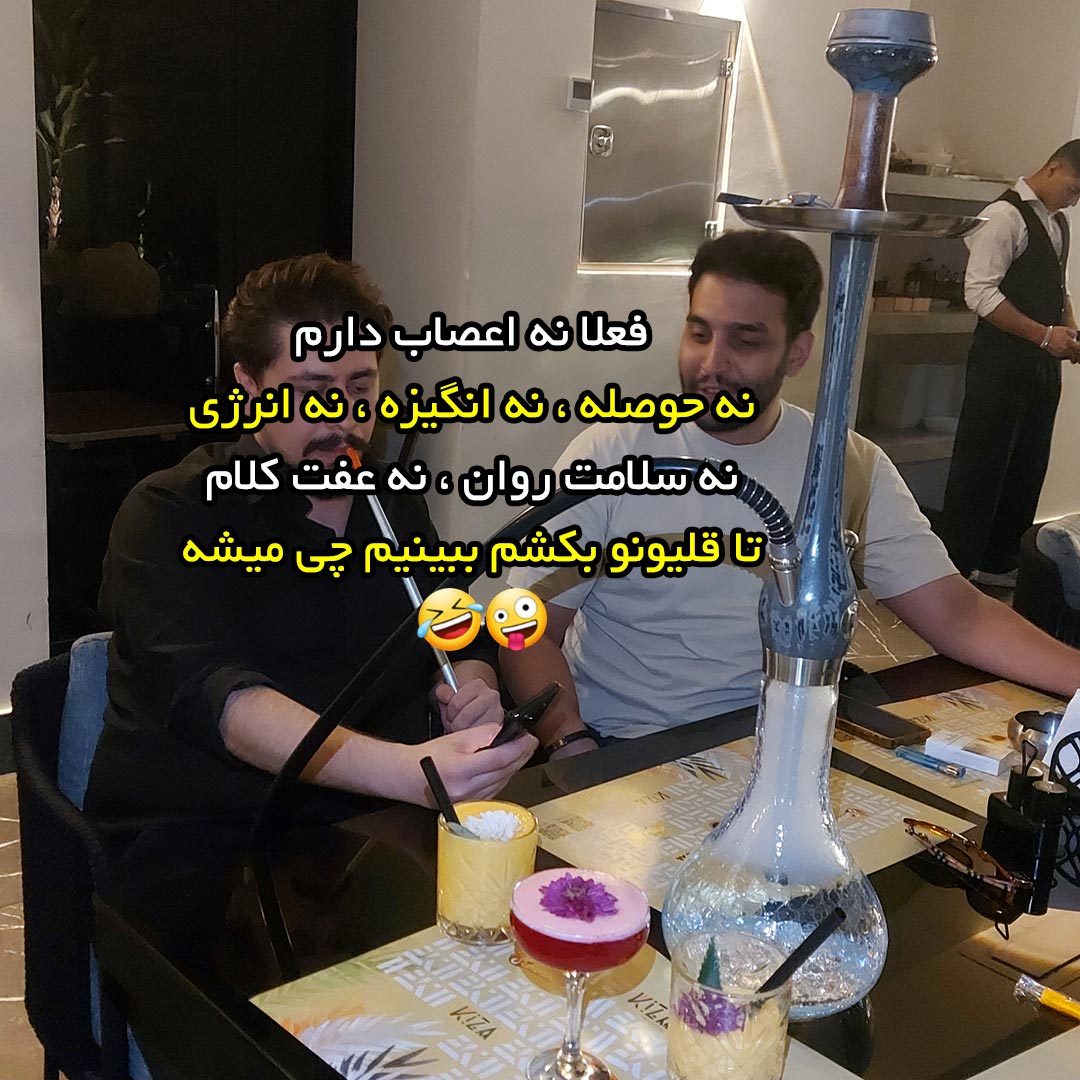 فعلا نه اعصاب دارم نه حوصله نه انگیزه نه انرژی
