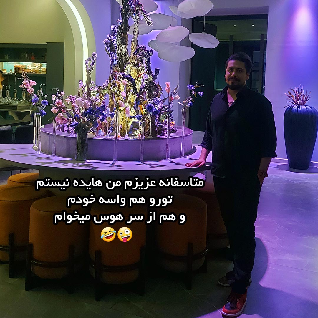 متاسفانه عزیزم من هایده نیستم تورو هم واسه خودم