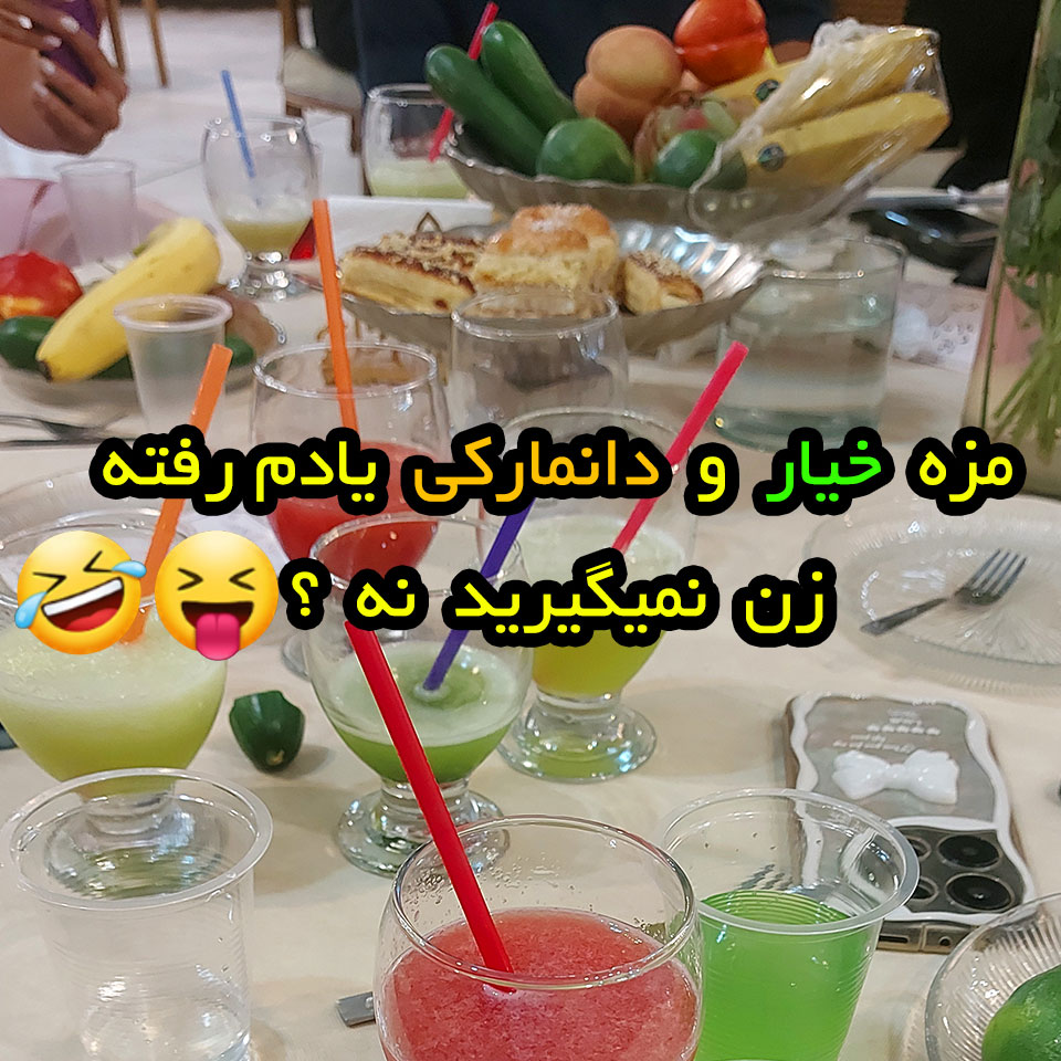مزه خیار و دانمارکی یادم رفته زن نمیگیرید نه ؟