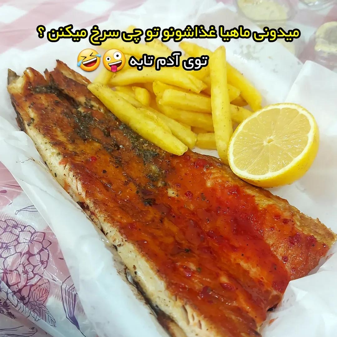 میدونی ماهیا غذاشونو تو چی سرخ میکنن ؟