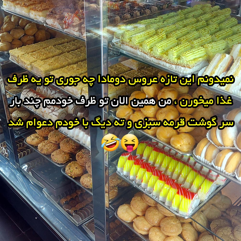 نمیدونم این تازه عروس دومادا چه جوری تو یه ظرف غذا میخورن