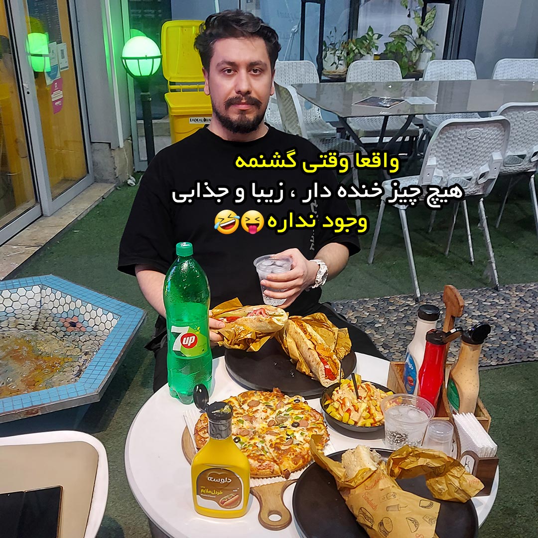 واقعا وقتی گشنمه هیچ چیز خنده دار ، زیبا و جذابی وجود نداره