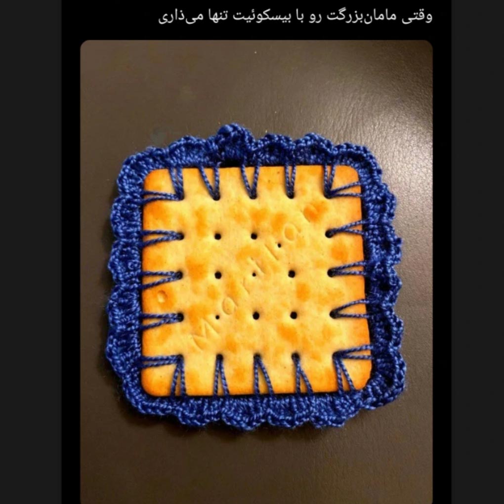 وقتی مامان بزرگت رو با بیسکوئیت تنها می ذاری