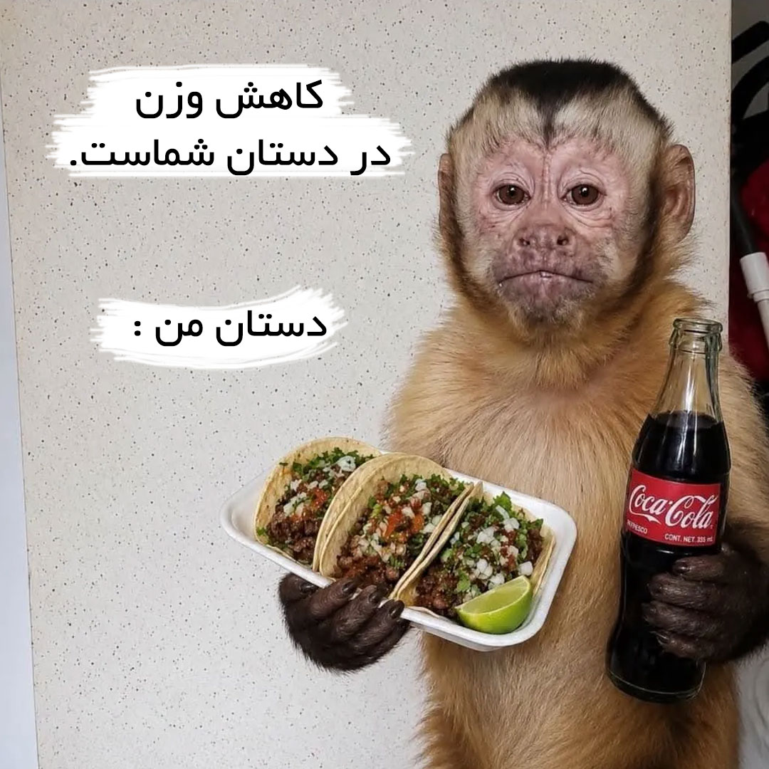کاهش وزن در دستان شماست ، دستان من