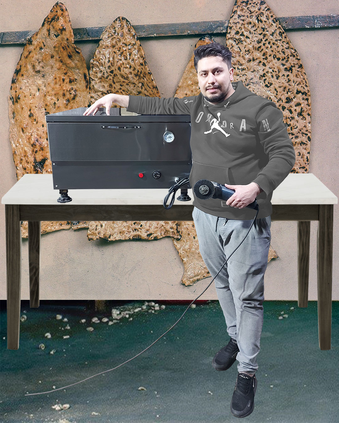 جهاز تسخين الطعام تدفئة الخبز المشوي و المقلي