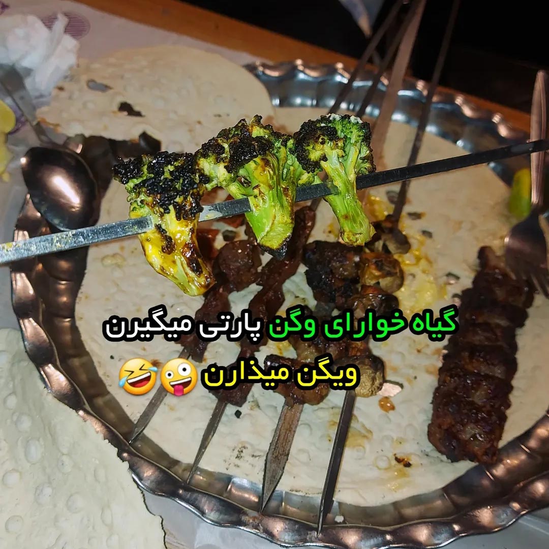 گیاه خوارای وگن پارتی میگیرن ویگن میذارن