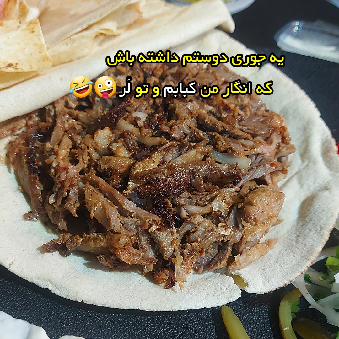 یه جوری دوستم داشته باش که انگار من کبابم و تو لر – جوک